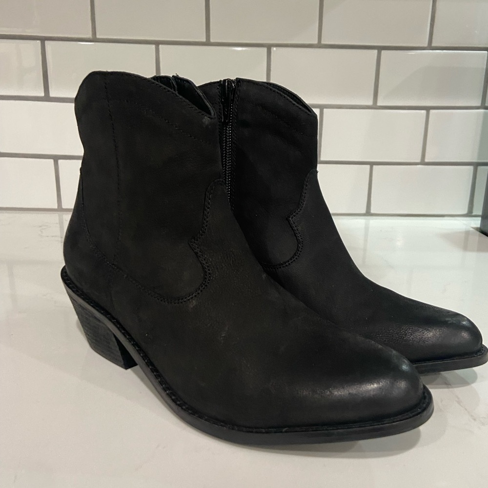 Seychelles Womens Under The Stars‎ Black Ankle Boots Size 7 New